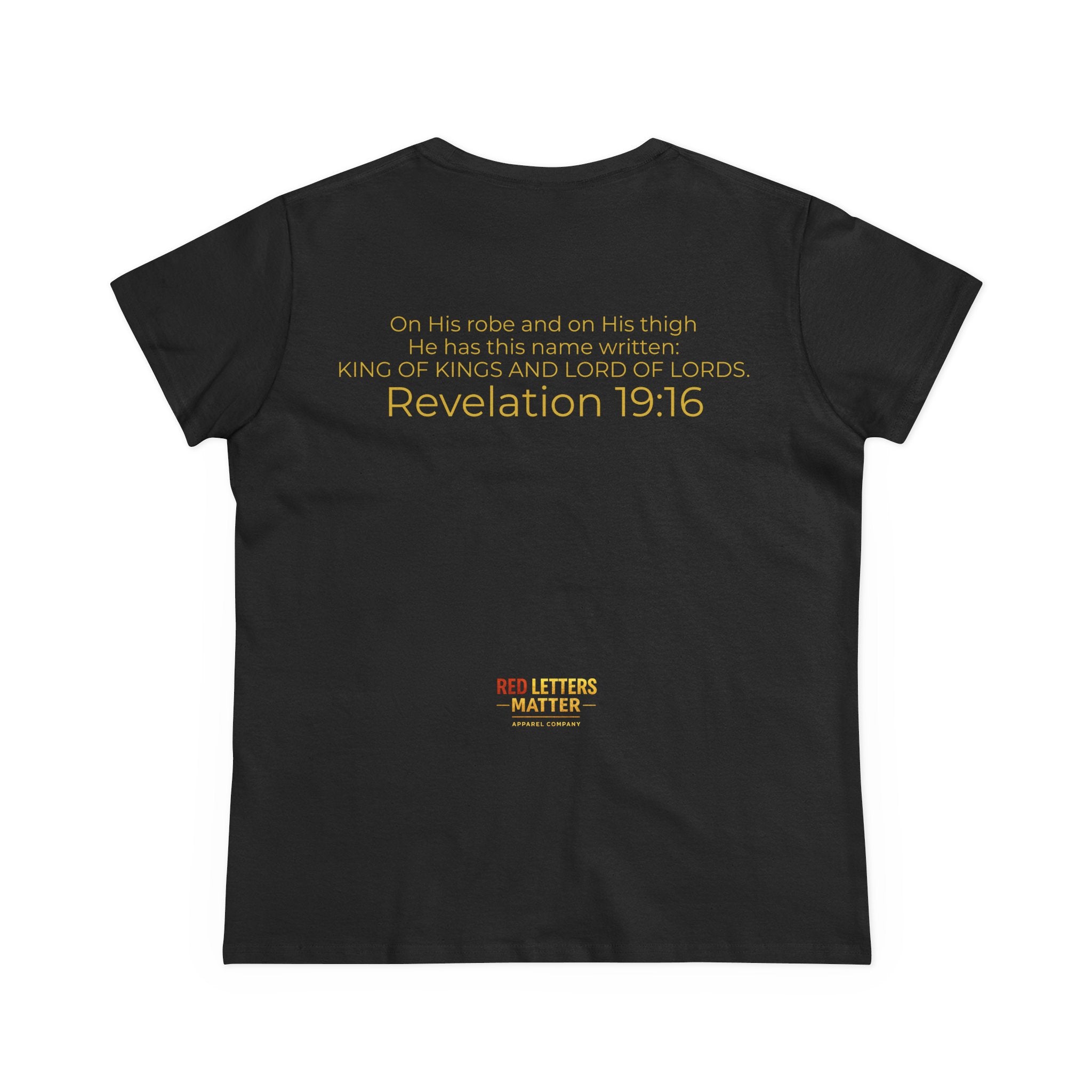 Women's King of Kings — Revelation 19:16 Gildan Tee