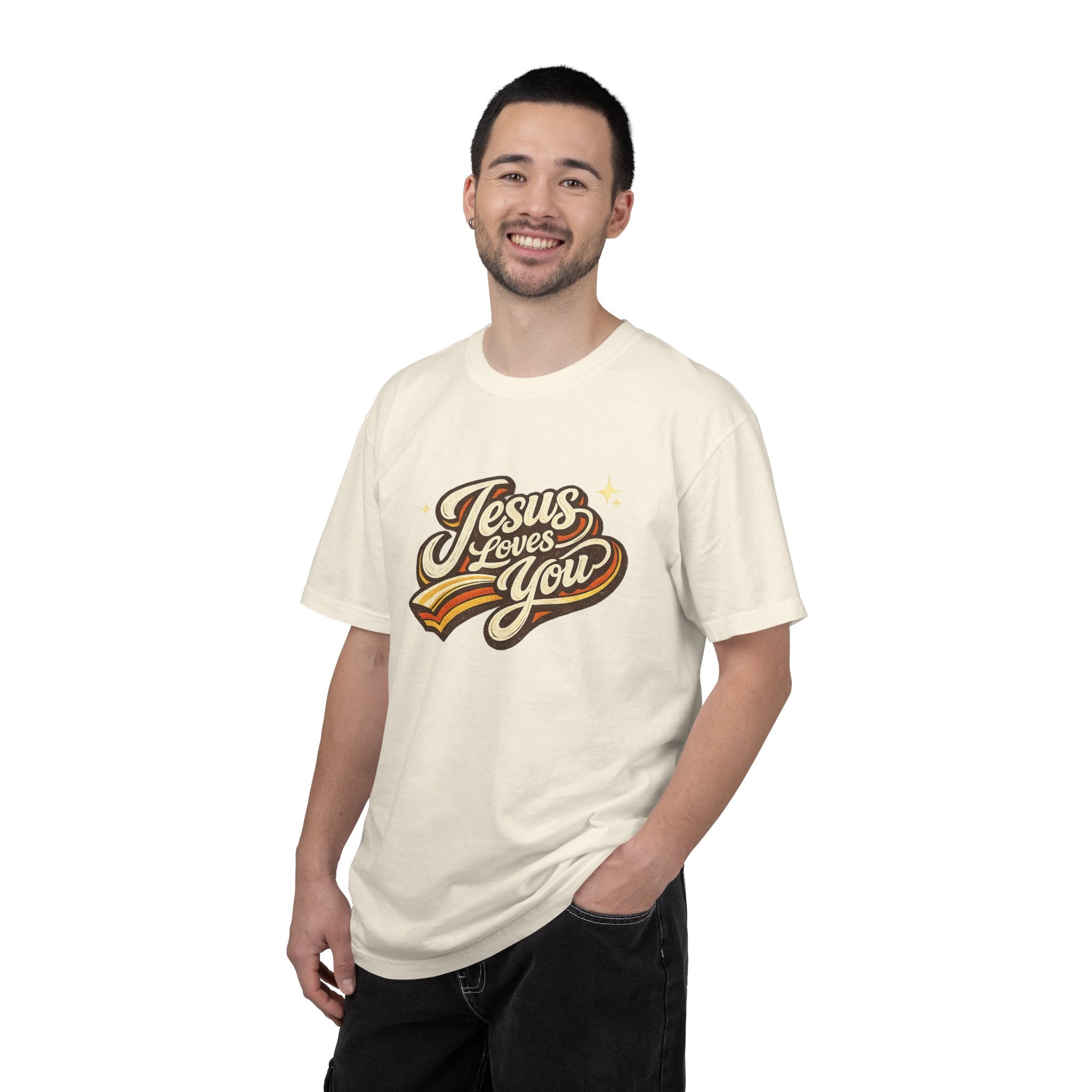 Unisex - Jesus Loves You "Love One Another" Comfort Colors T-Shirt