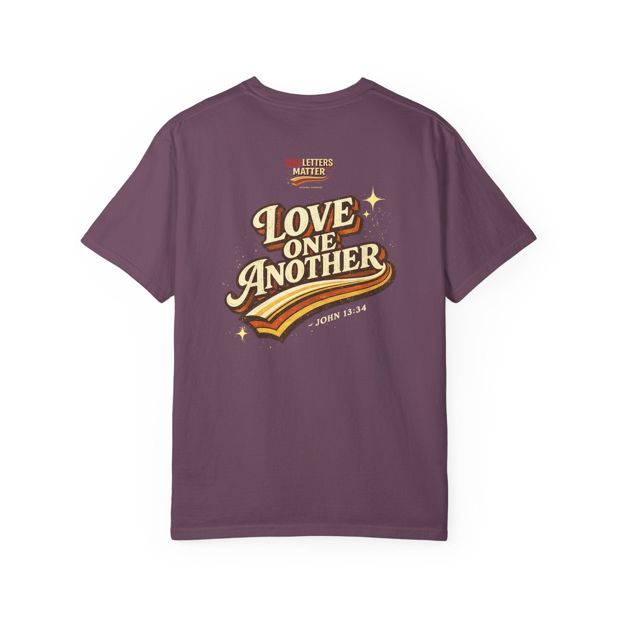 Unisex - Jesus Loves You "Love One Another" Comfort Colors T-Shirt