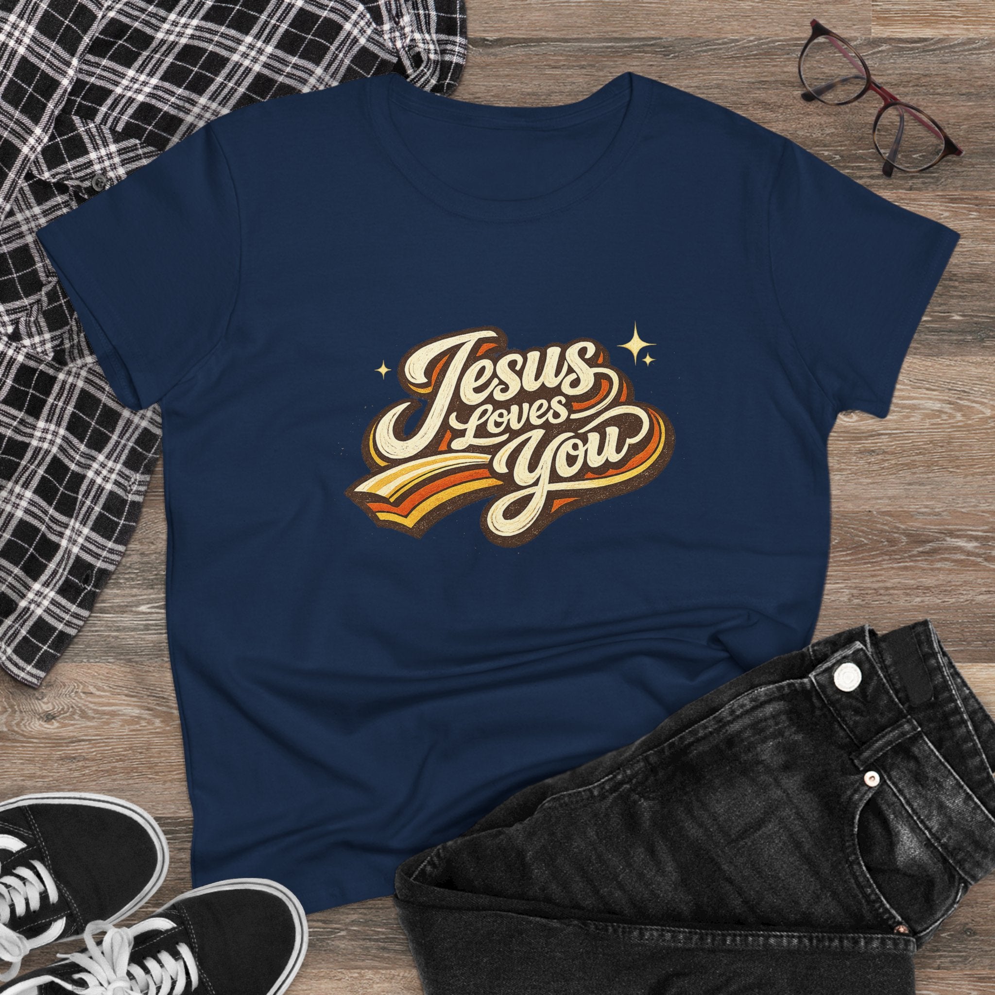 Women's - Jesus Loves You "Love One Another" Gildan T-Shirt