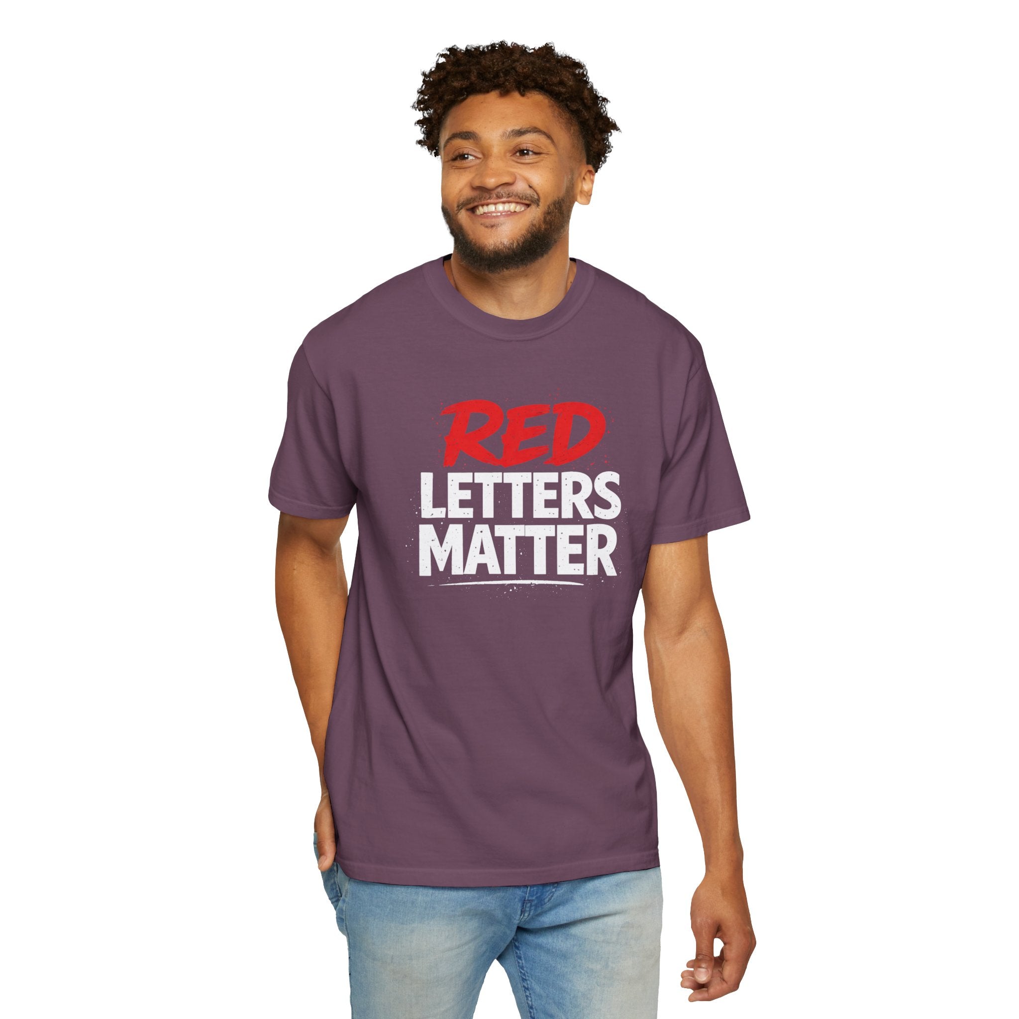 Red Letters Matter — Matthew 5:44 "Love Your Enemies" - Comfort Colors Tee