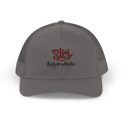 Real Letters Matter Embroidered Trucker Cap — RLM Snapback