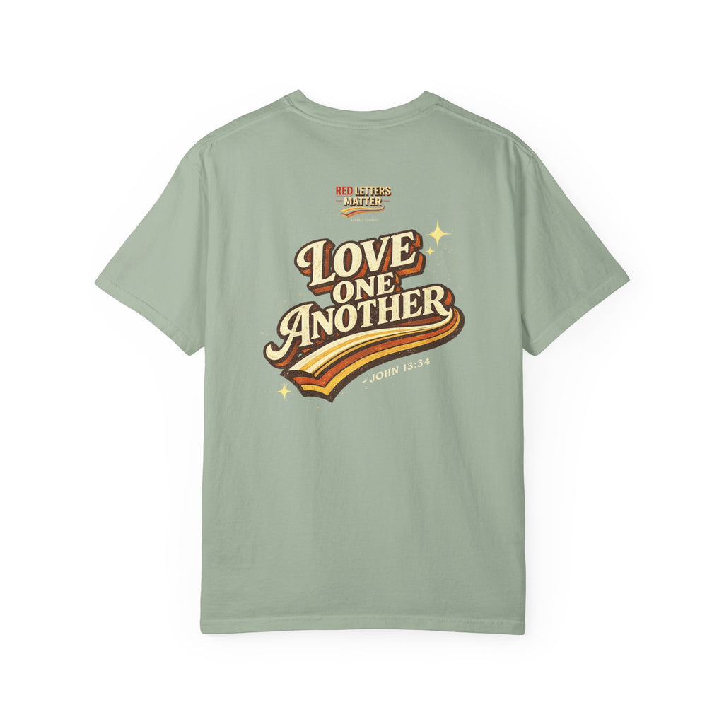 Unisex - Jesus Loves You "Love One Another" Comfort Colors T-Shirt