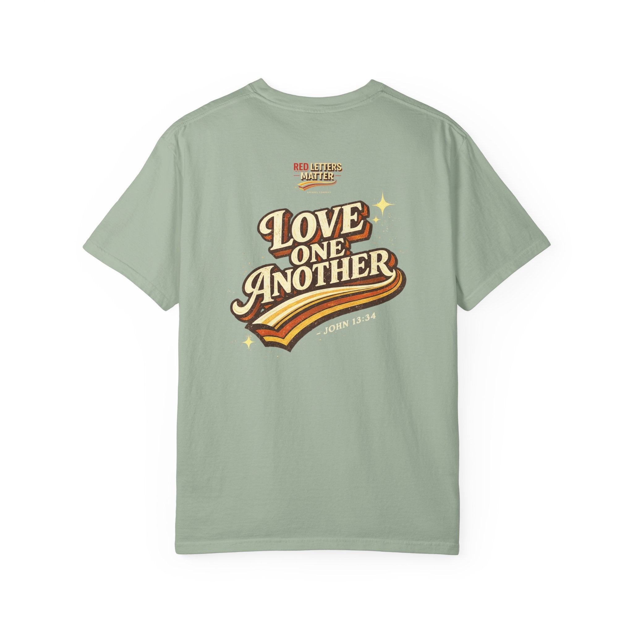 Unisex - Jesus Loves You "Love One Another" Comfort Colors T-Shirt