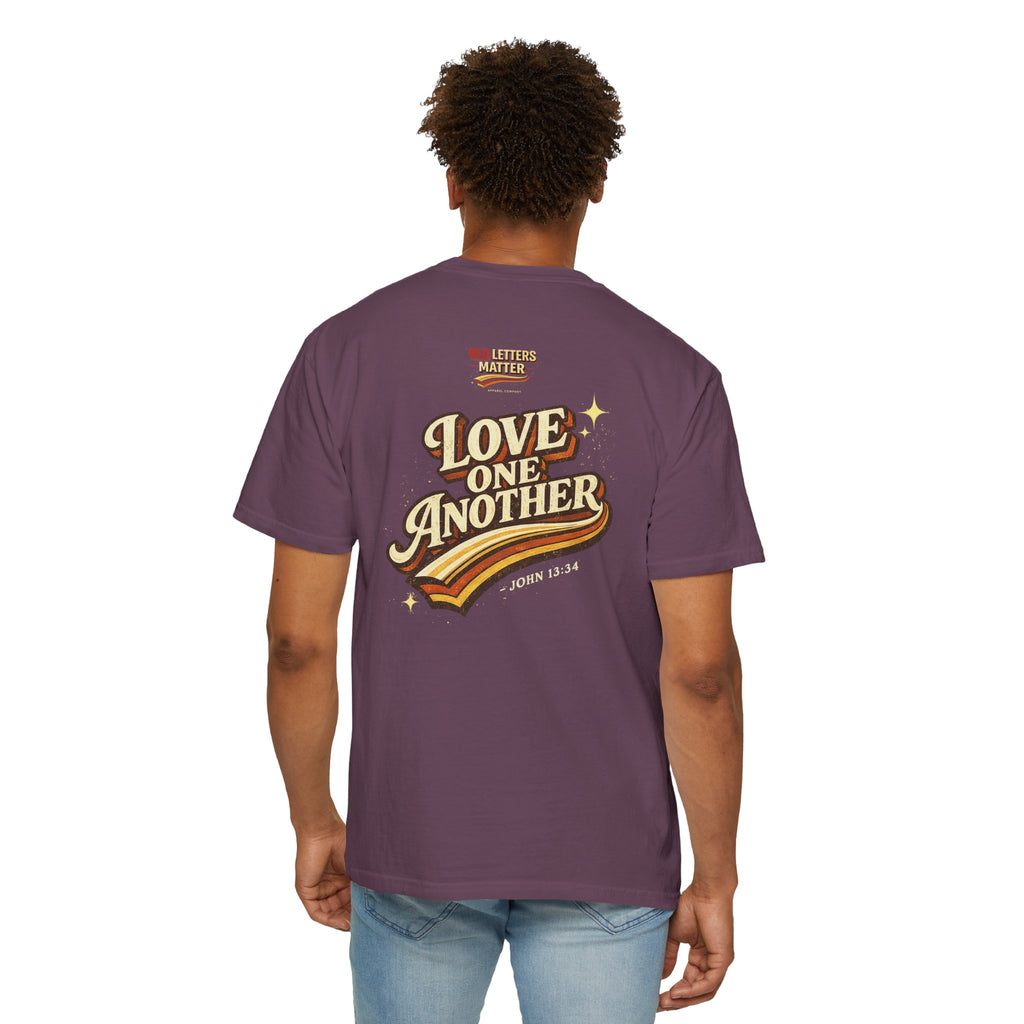 Unisex - Jesus Loves You "Love One Another" Comfort Colors T-Shirt