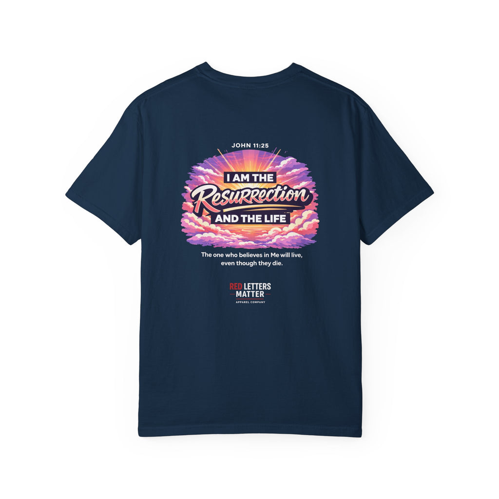 Christian Basketball — "He Is Rizzin'" Resurrection (Easter) -Unisex Comfort Colors