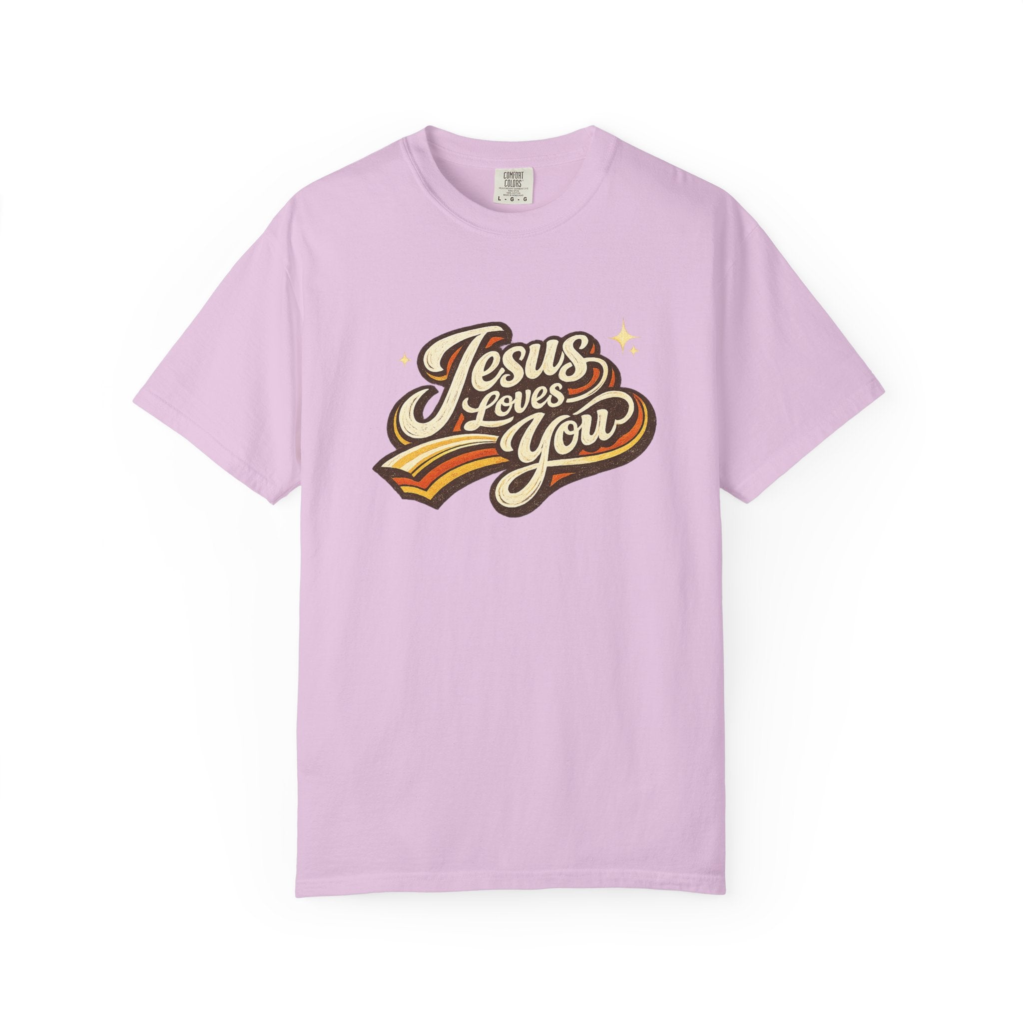 Unisex - Jesus Loves You "Love One Another" Comfort Colors T-Shirt