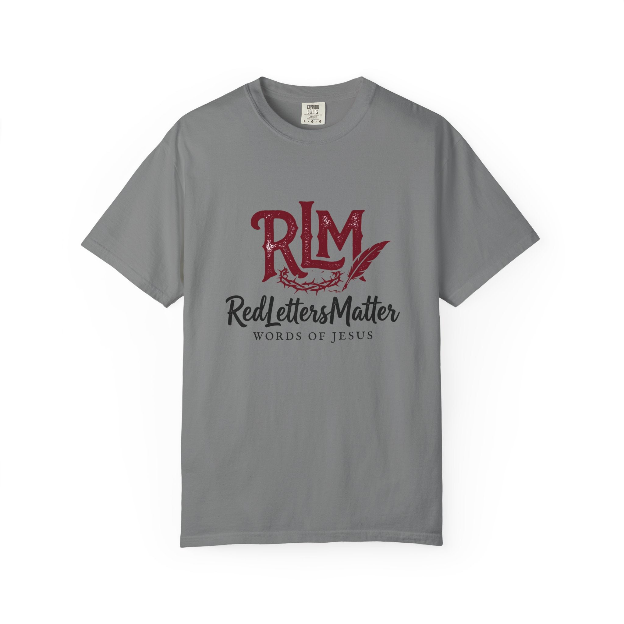 Red Letters Matter - John 3:16 Comfort Colors Tee