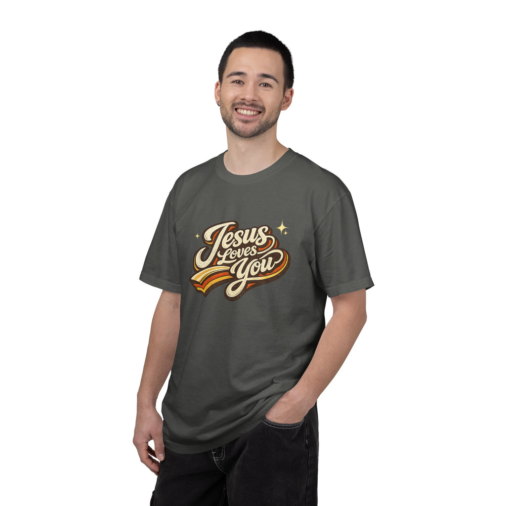 Unisex - Jesus Loves You "Love One Another" Comfort Colors T-Shirt