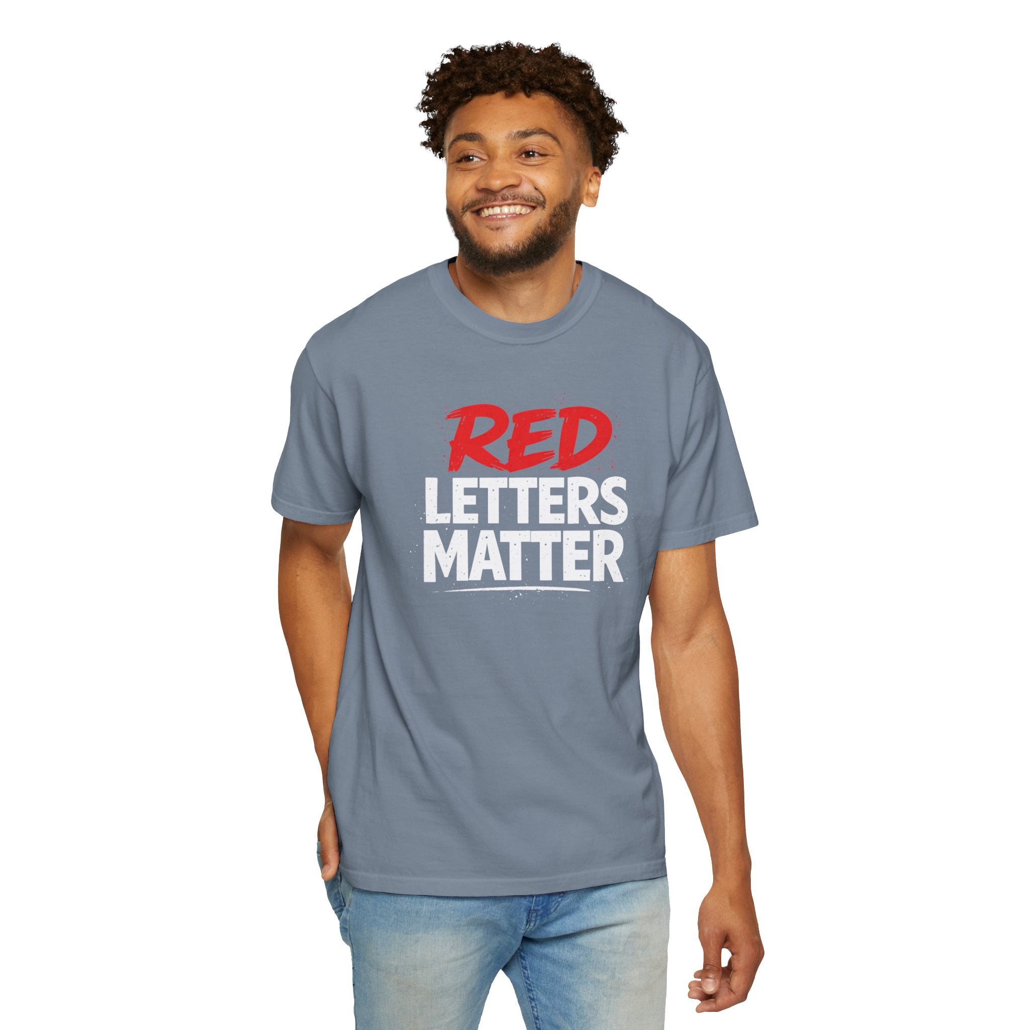Red Letters Matter — Matthew 5:44 "Love Your Enemies" - Comfort Colors Tee