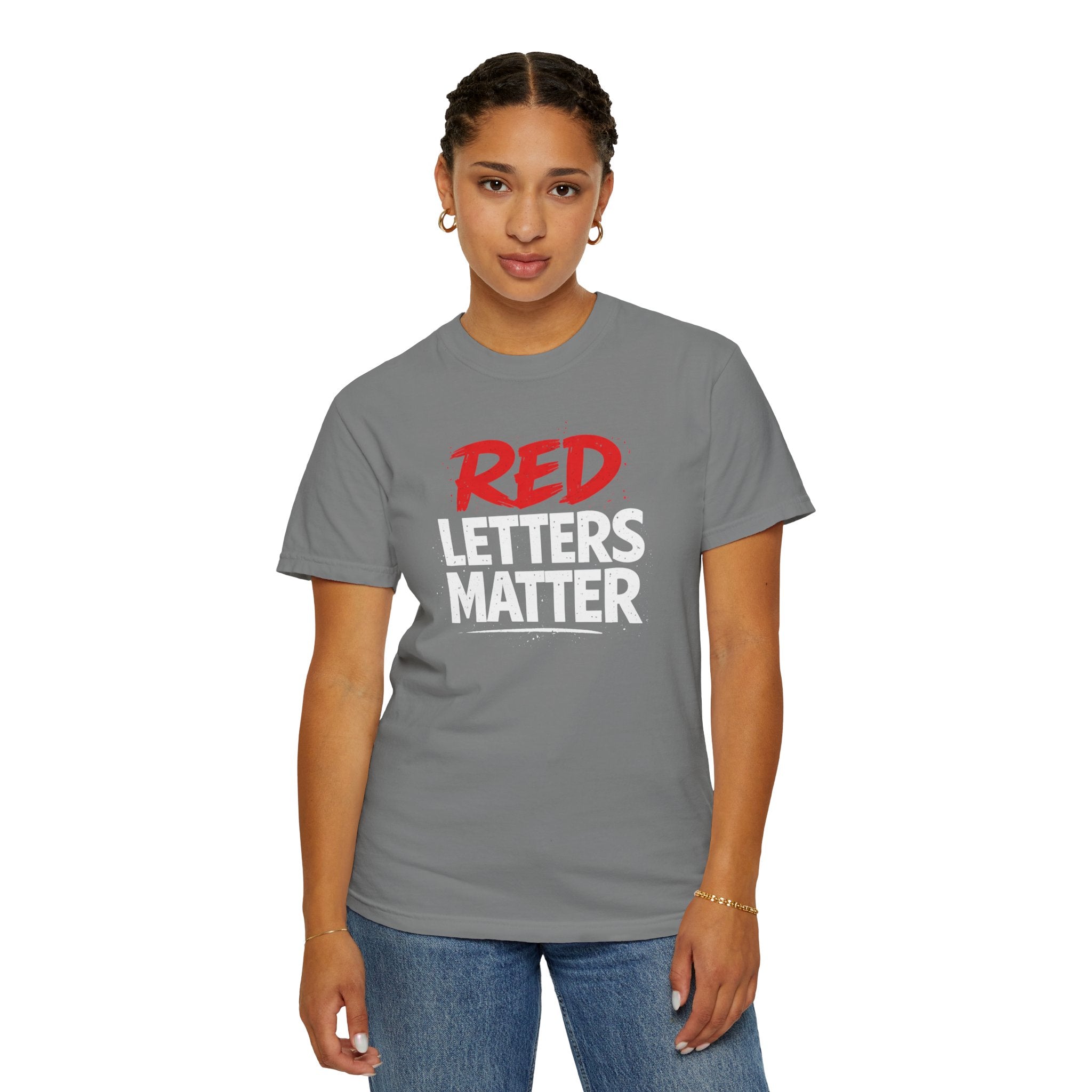 Red Letters Matter — Matthew 5:44 "Love Your Enemies" - Comfort Colors Tee