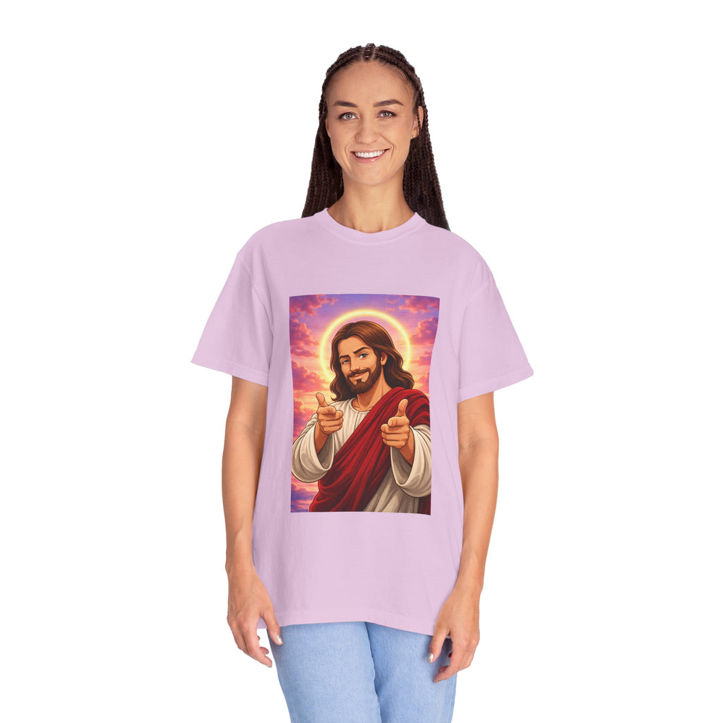 Jesus Pointing "Later you will understand"  — John 13:7 - Unisex Comfort Colors Tee