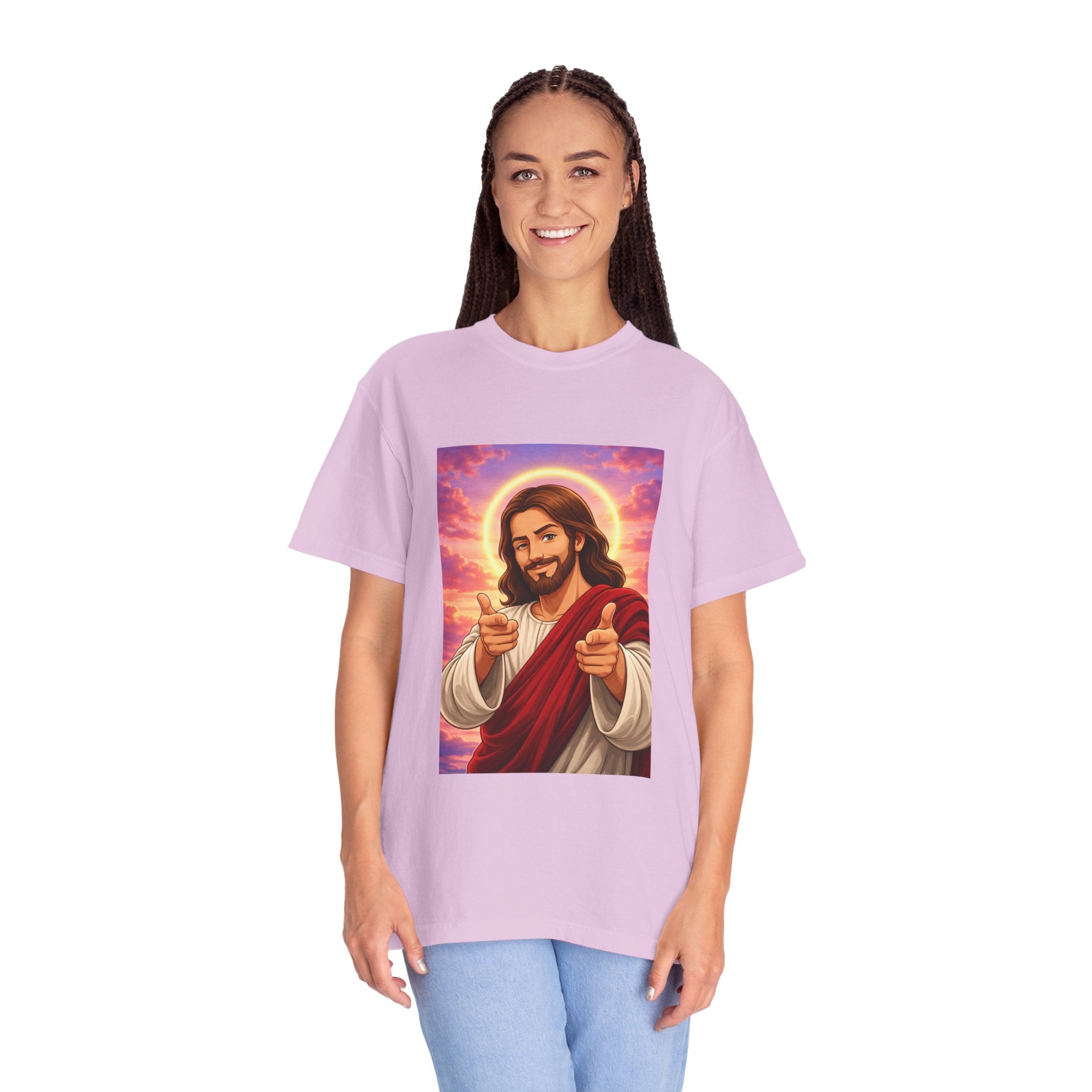 Jesus Pointing "Later you will understand"  — John 13:7 - Unisex Comfort Colors Tee