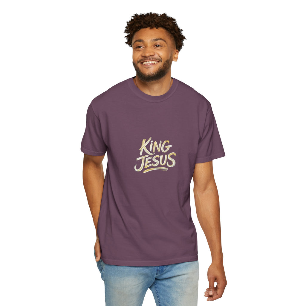 King Jesus T-Shirt — "All Hail King Jesus" - Comfort Colors - Unisex