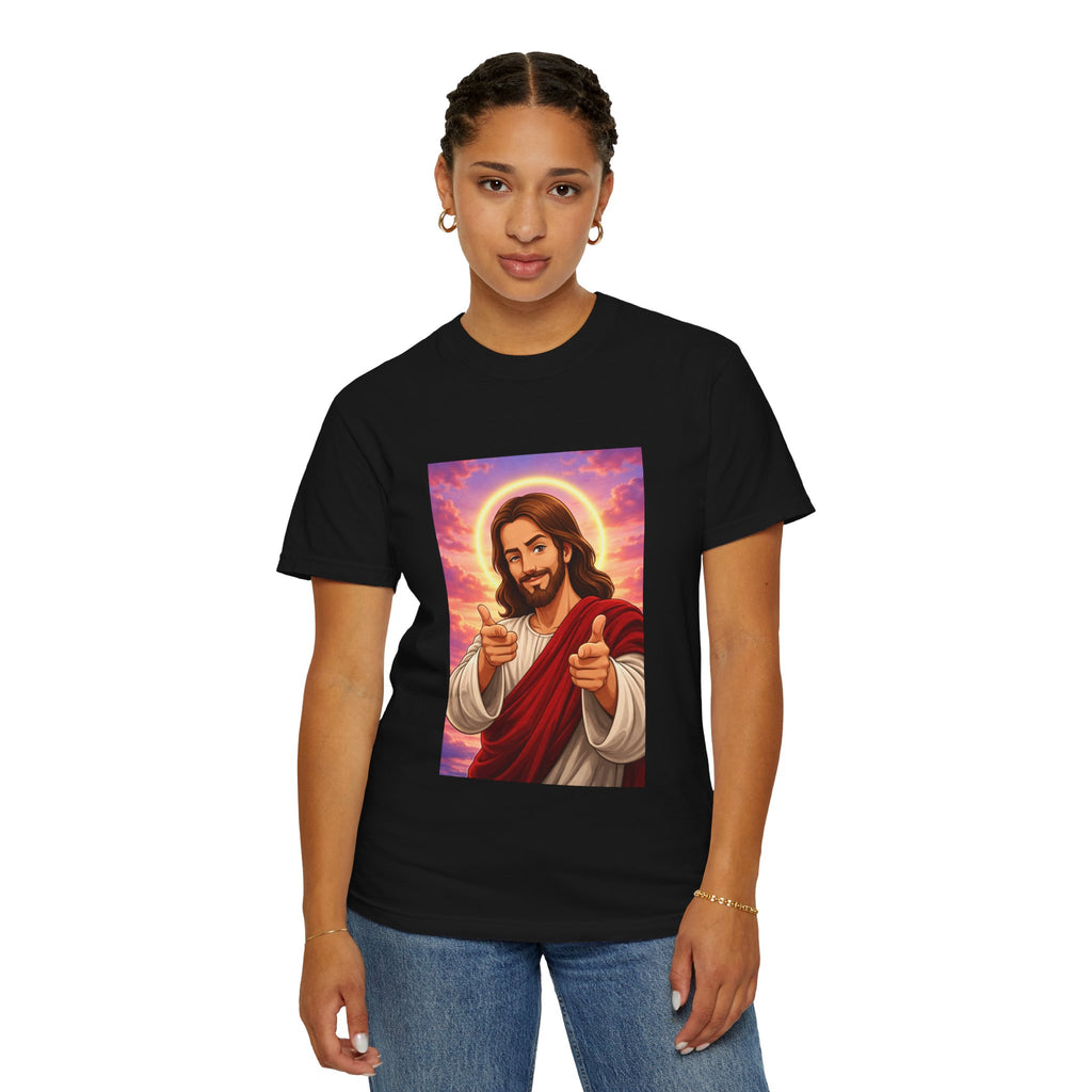 Jesus Pointing "Later you will understand"  — John 13:7 - Unisex Comfort Colors Tee