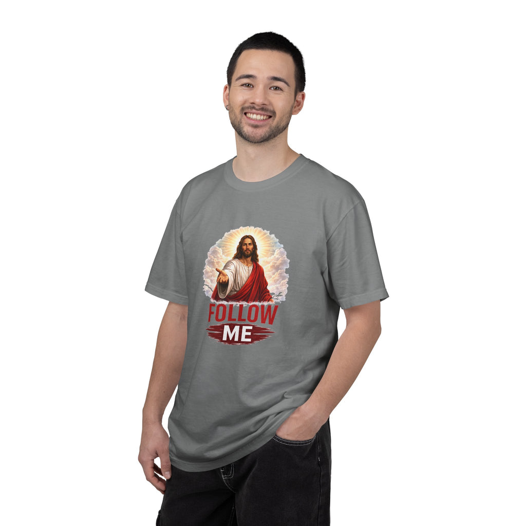 Unisex - Follow Me Jesus T-Shirt — "Red Letters Matter" (Matthew 4:19)