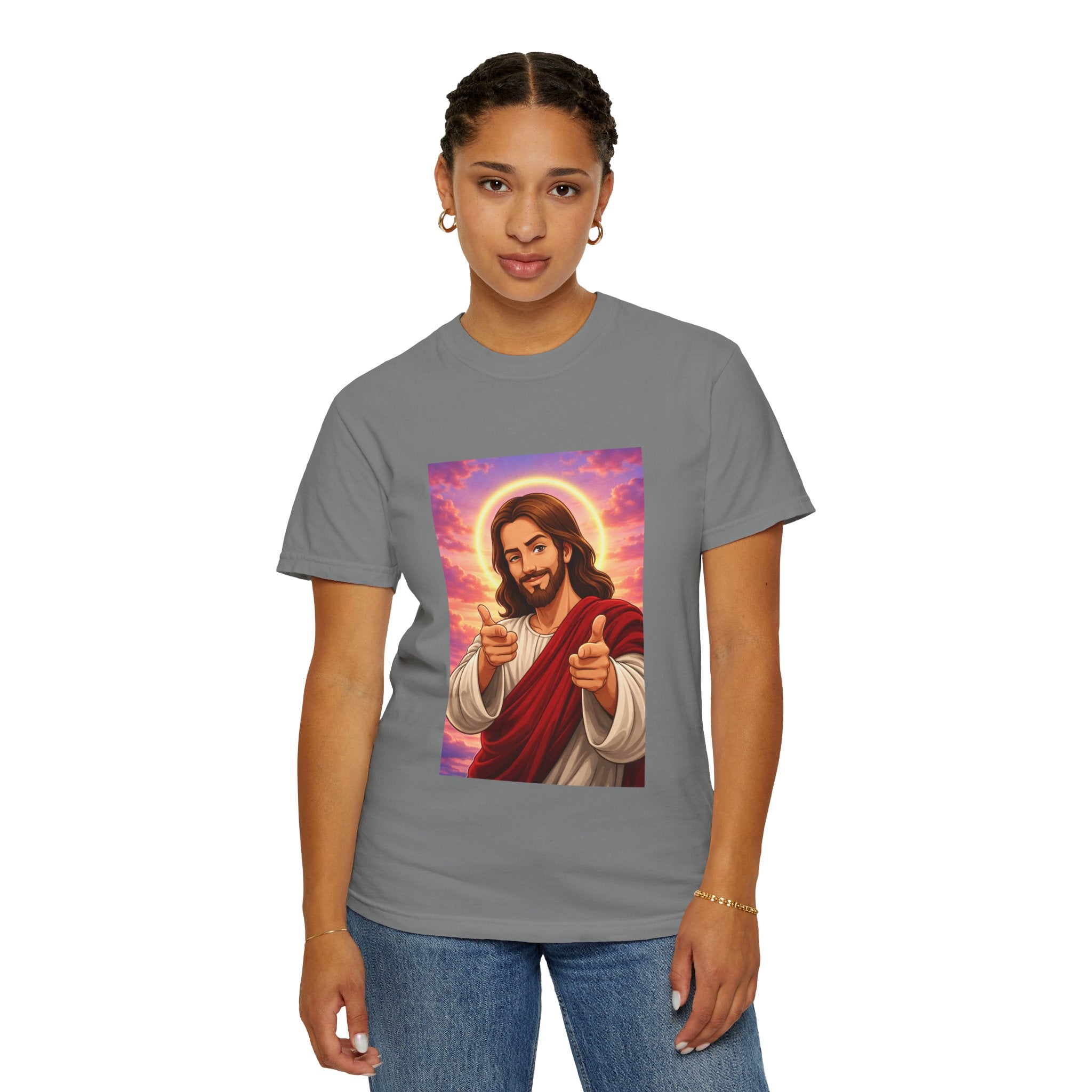Jesus Pointing "Later you will understand"  — John 13:7 - Unisex Comfort Colors Tee