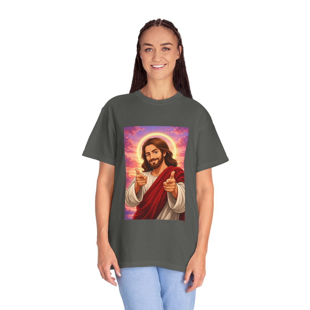 Jesus Pointing "Later you will understand"  — John 13:7 - Unisex Comfort Colors Tee