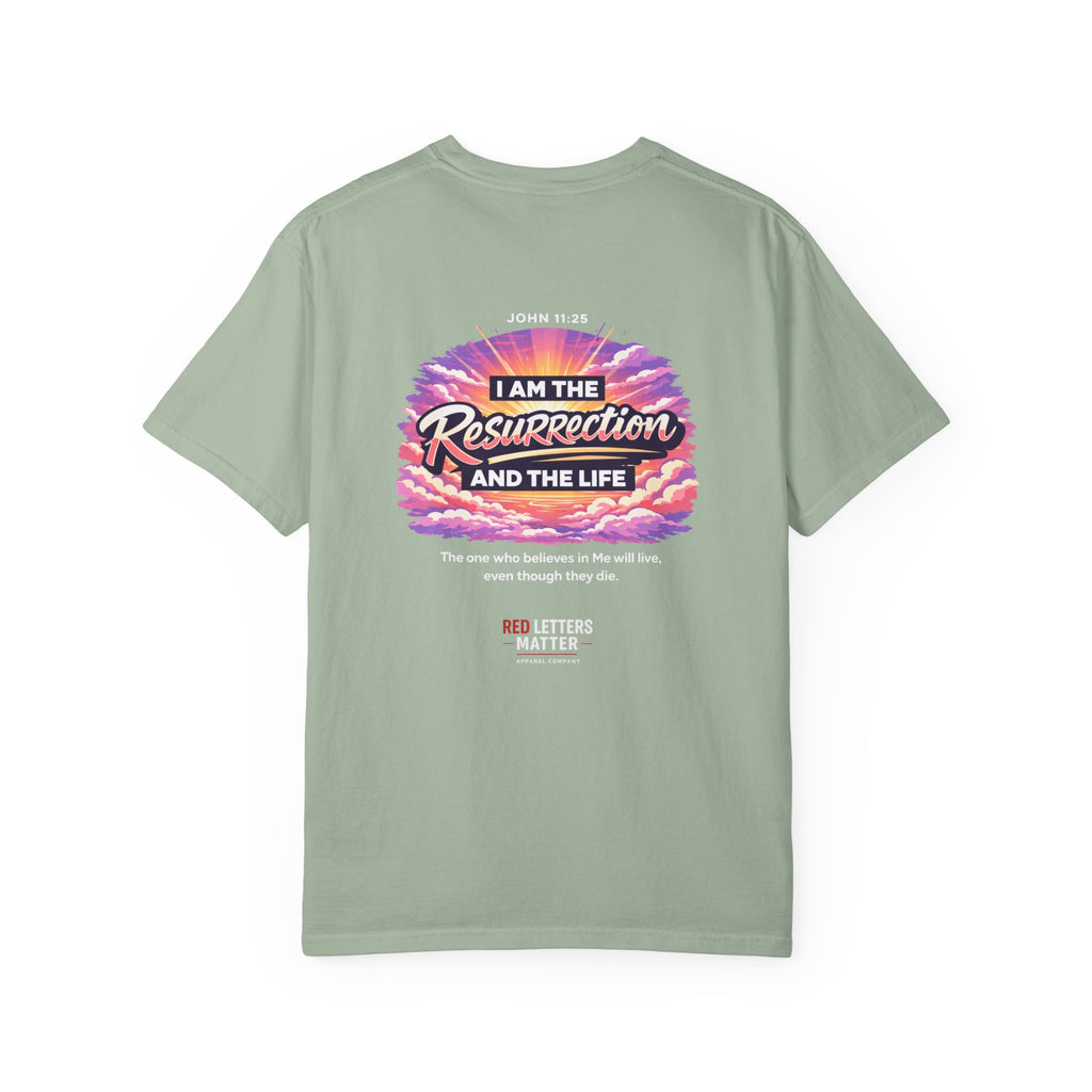 Christian Basketball — "He Is Rizzin'" Resurrection (Easter) -Unisex Comfort Colors