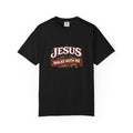 Unisex - Jesus Walks With Me T-Shirt — (Matthew 28:20) - Comfort Colors