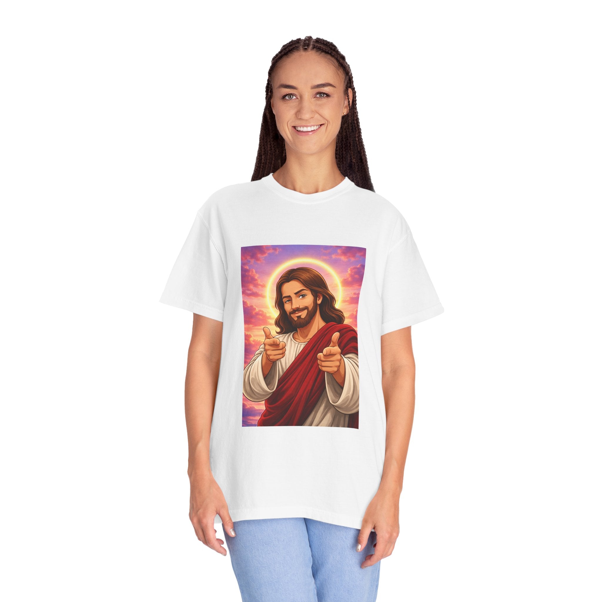Jesus Pointing "Later you will understand"  — John 13:7 - Unisex Comfort Colors Tee