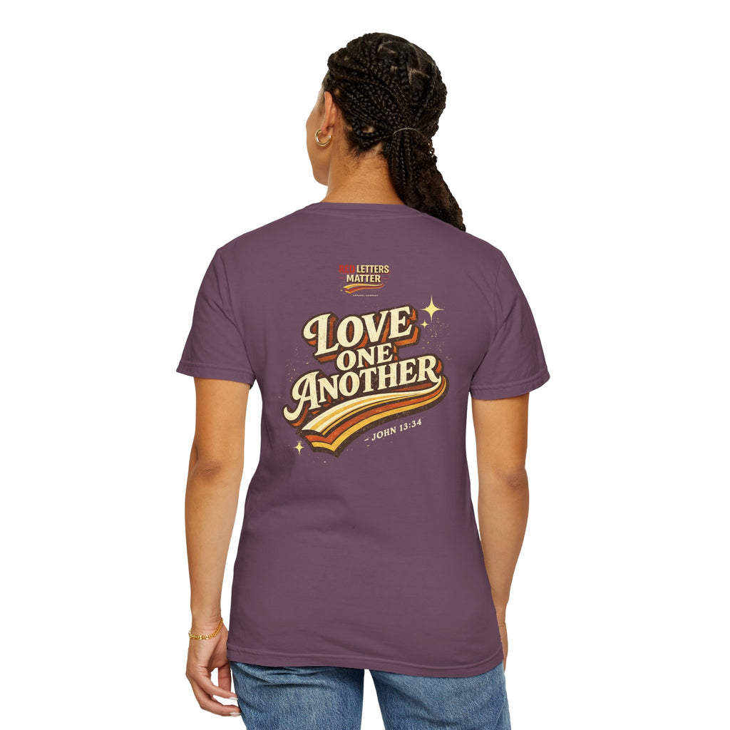 Unisex - Jesus Loves You "Love One Another" Comfort Colors T-Shirt