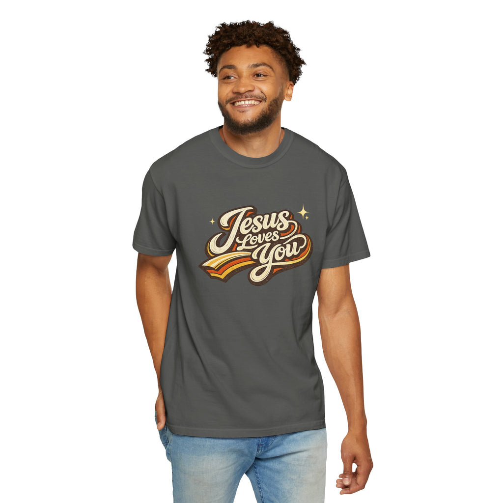 Unisex - Jesus Loves You "Love One Another" Comfort Colors T-Shirt