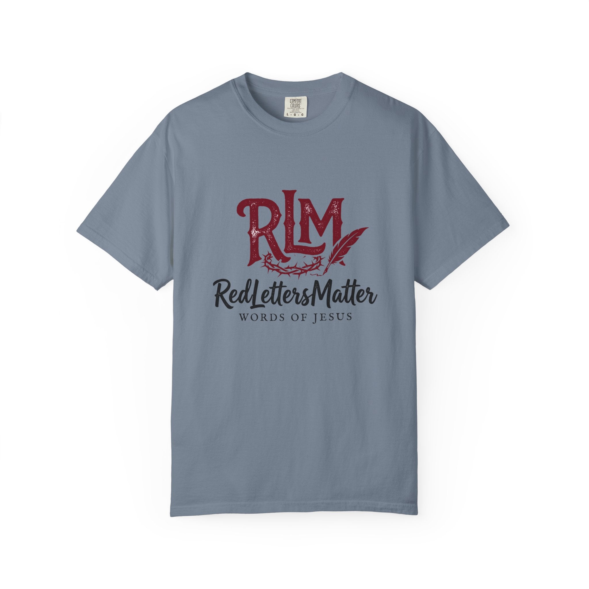 Red Letters Matter - John 3:16 Comfort Colors Tee