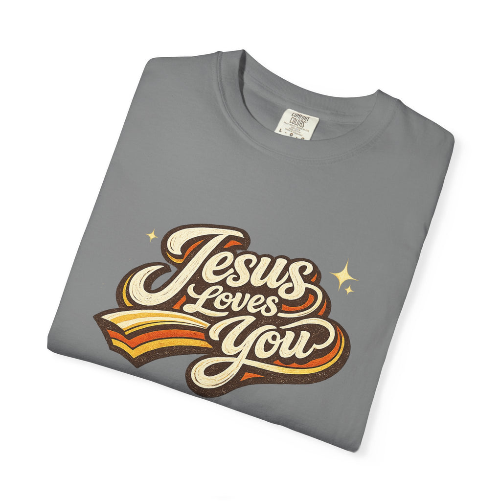 Unisex - Jesus Loves You "Love One Another" Comfort Colors T-Shirt