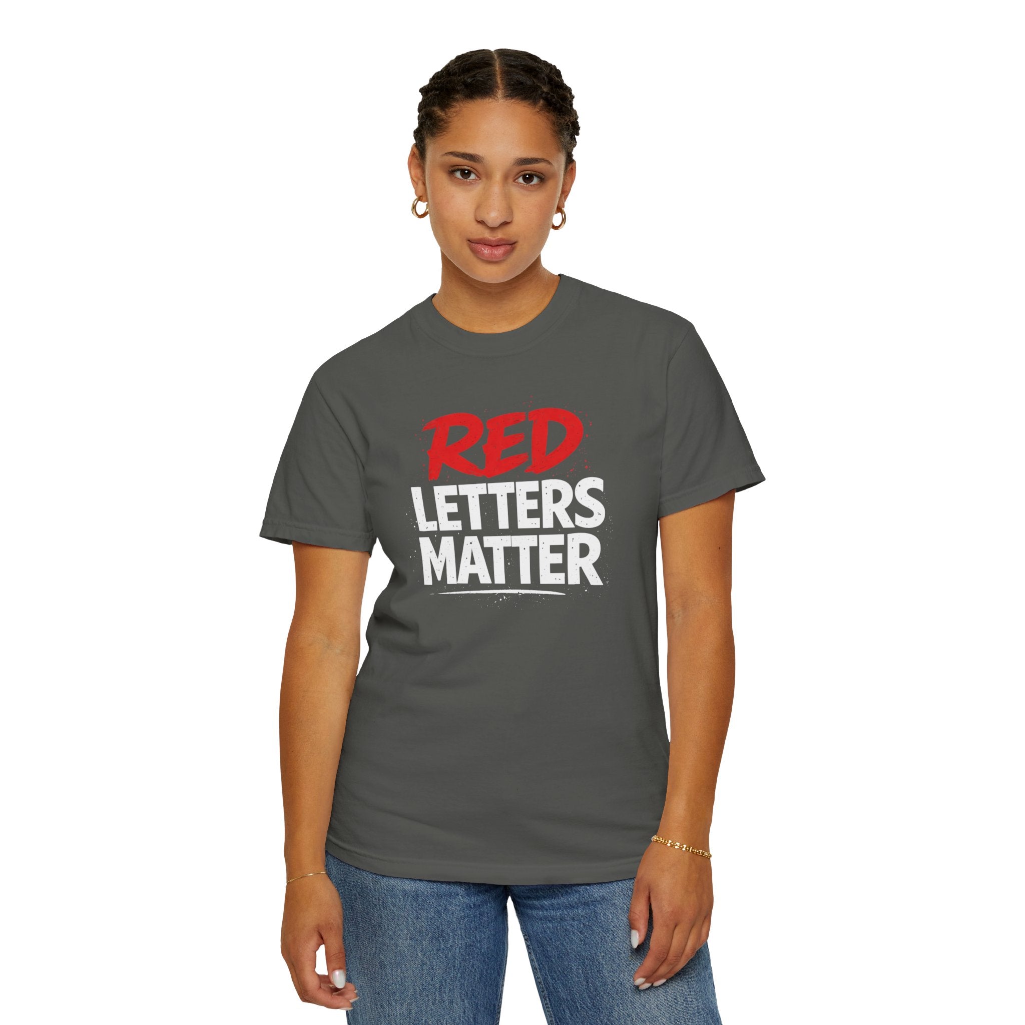 Red Letters Matter — Matthew 5:44 "Love Your Enemies" - Comfort Colors Tee