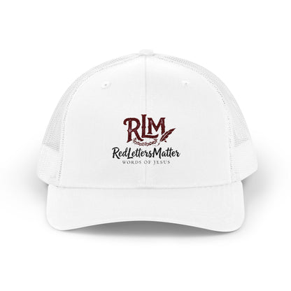 Real Letters Matter Embroidered Trucker Cap — RLM Snapback