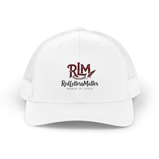 Real Letters Matter Embroidered Trucker Cap — RLM Snapback