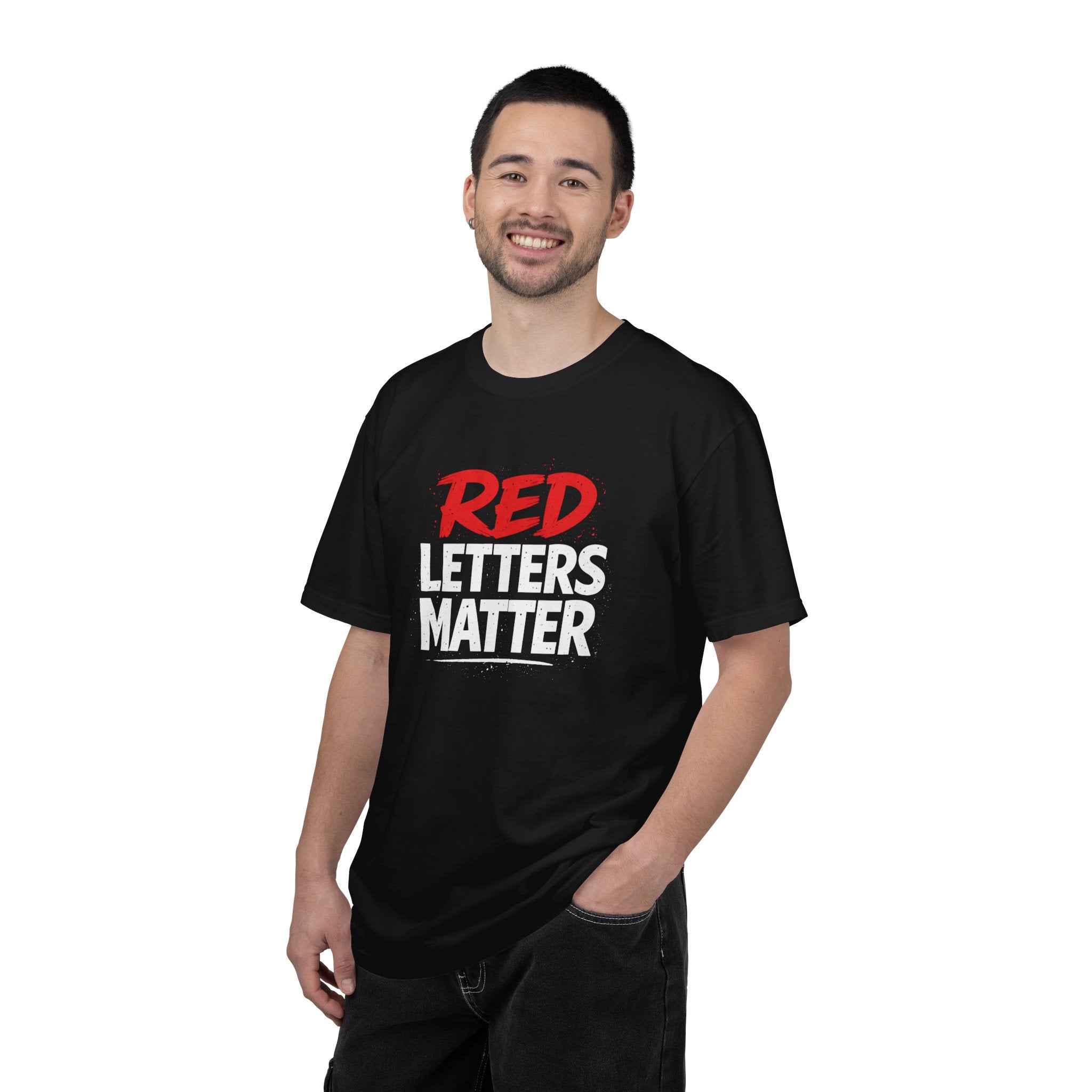 Unisex - Red Letters Matter — Matthew 19:26 Comfort Colors Tee
