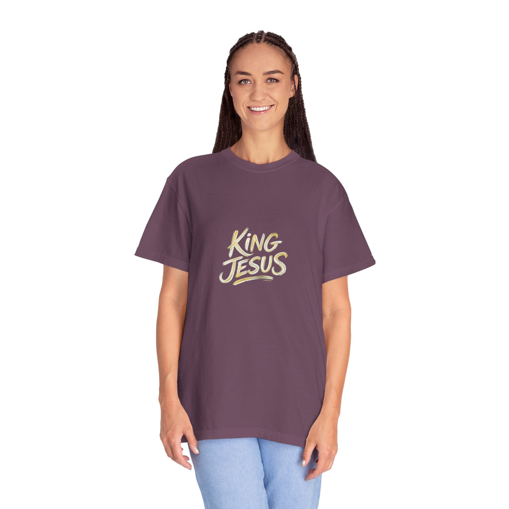 King Jesus T-Shirt — "All Hail King Jesus" - Comfort Colors - Unisex