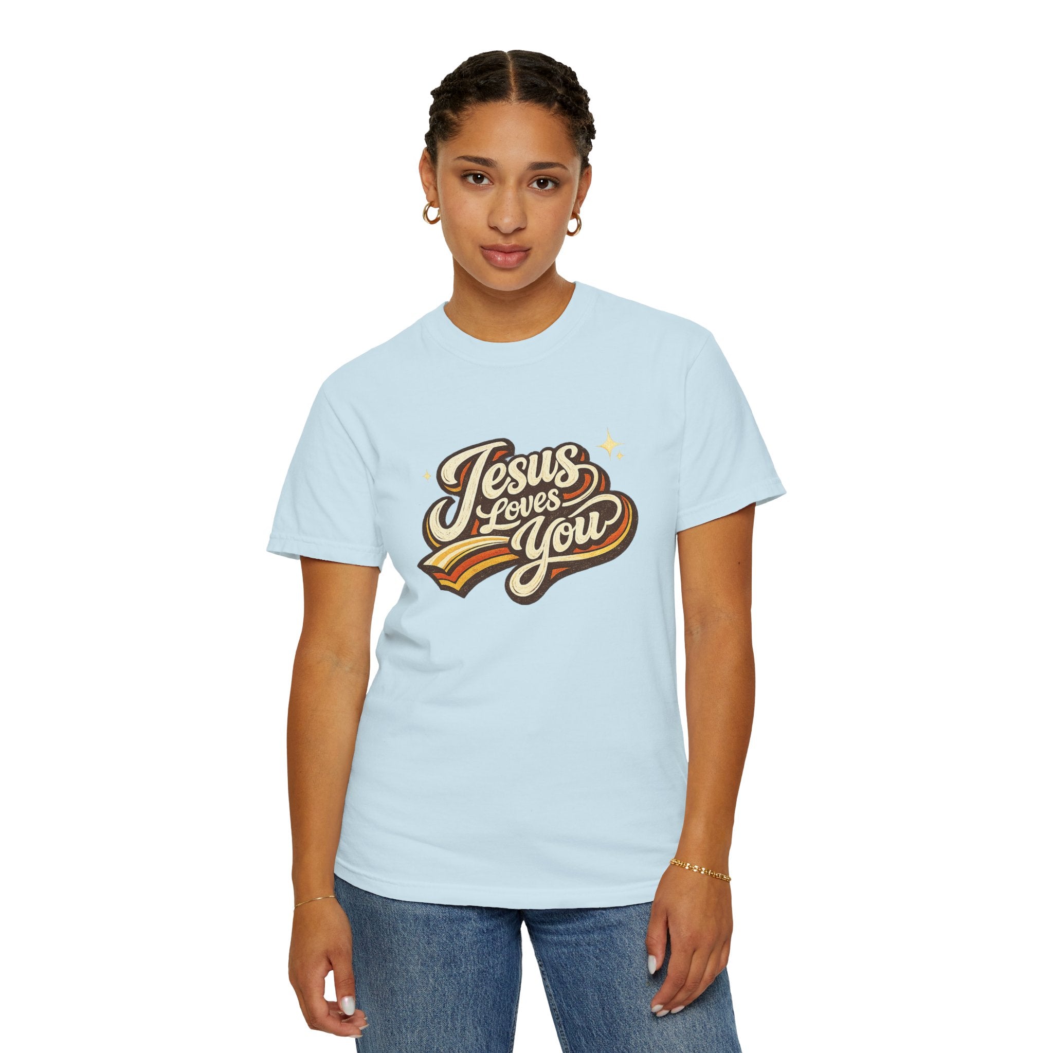 Unisex - Jesus Loves You "Love One Another" Comfort Colors T-Shirt