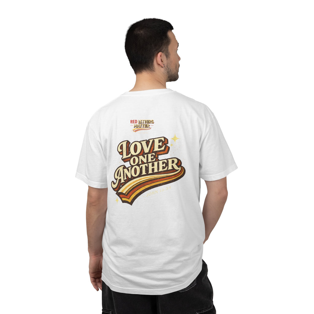 Unisex - Jesus Loves You "Love One Another" Comfort Colors T-Shirt