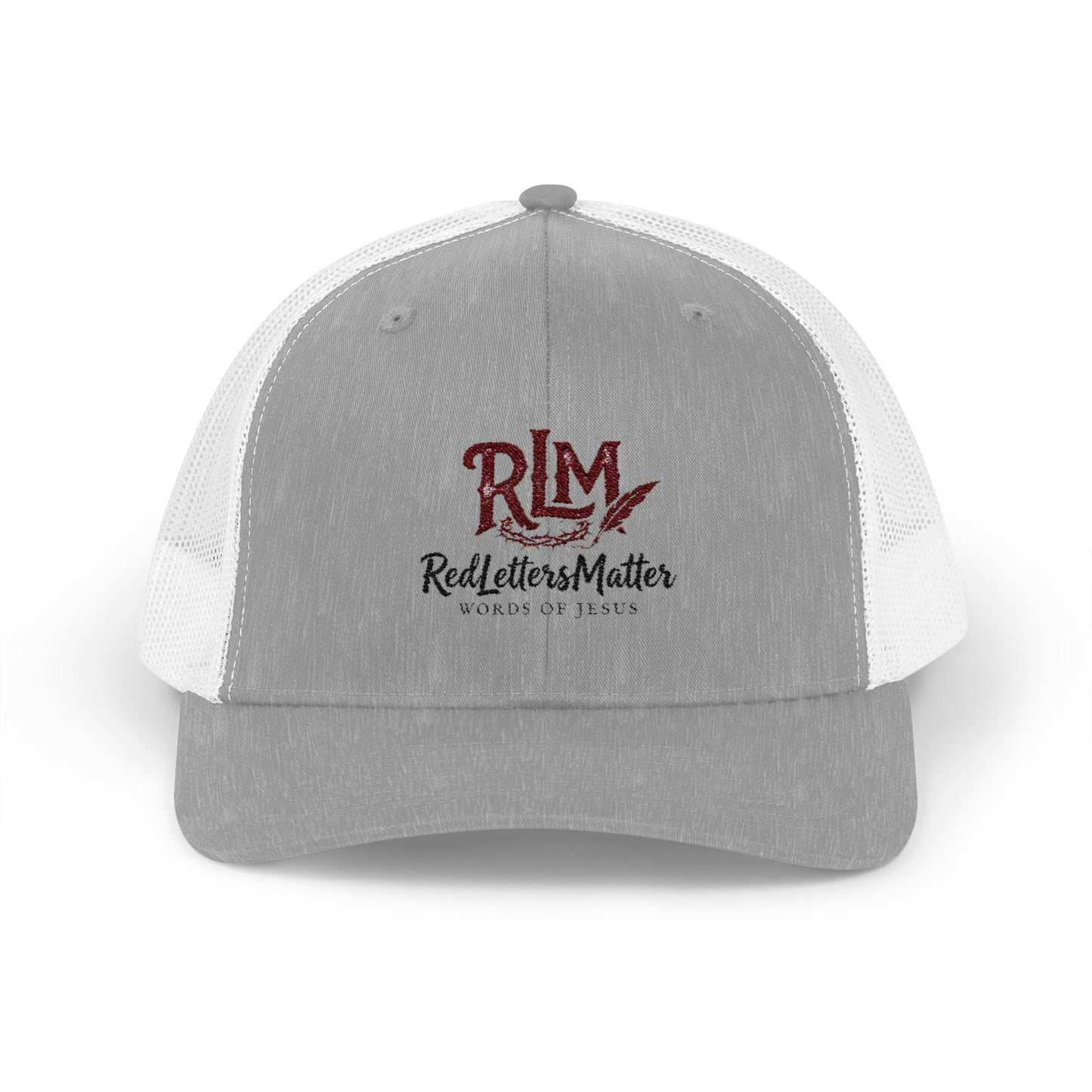 Real Letters Matter Embroidered Trucker Cap — RLM Snapback