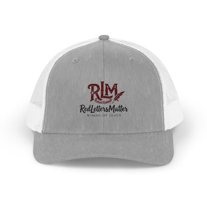 Real Letters Matter Embroidered Trucker Cap — RLM Snapback