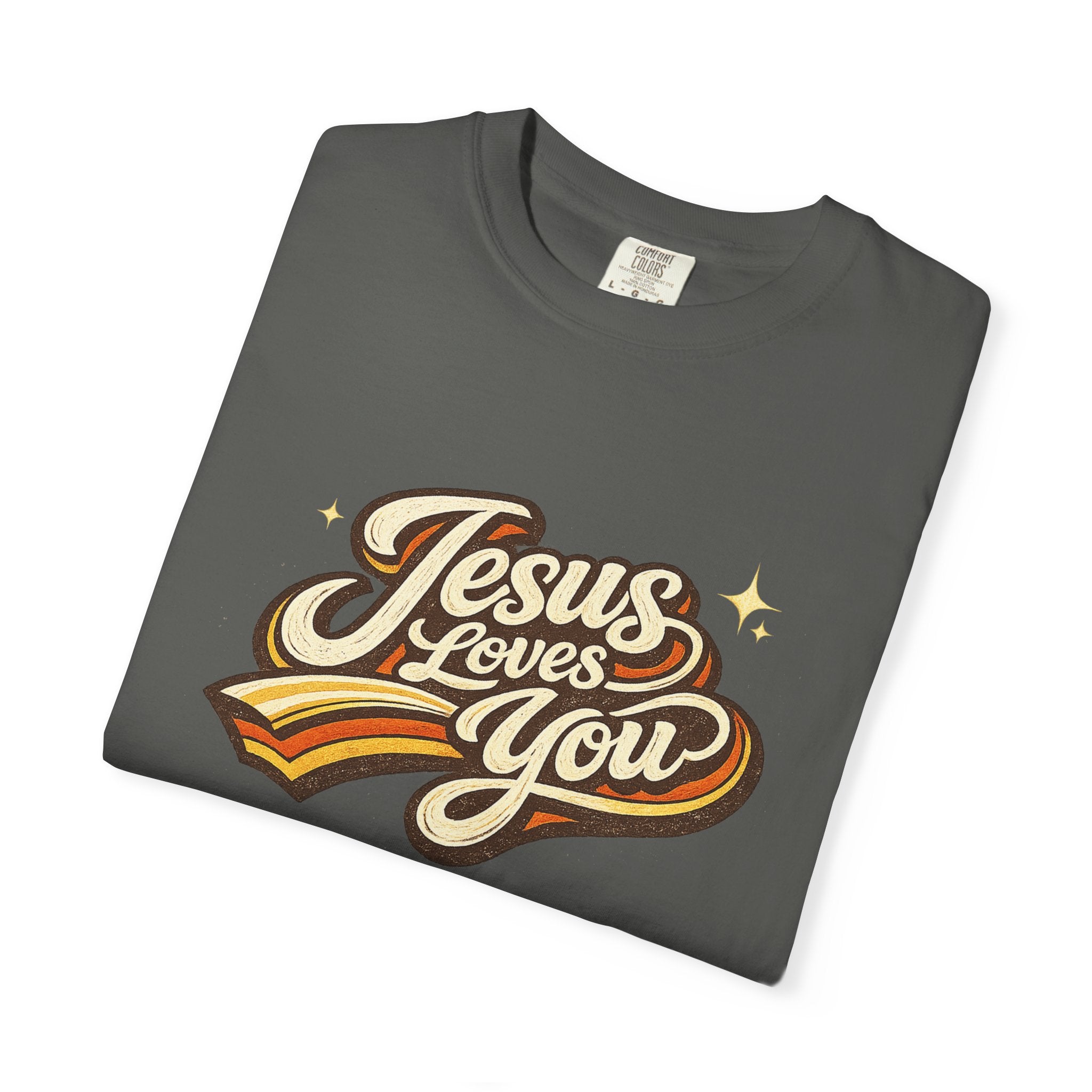 Unisex - Jesus Loves You "Love One Another" Comfort Colors T-Shirt