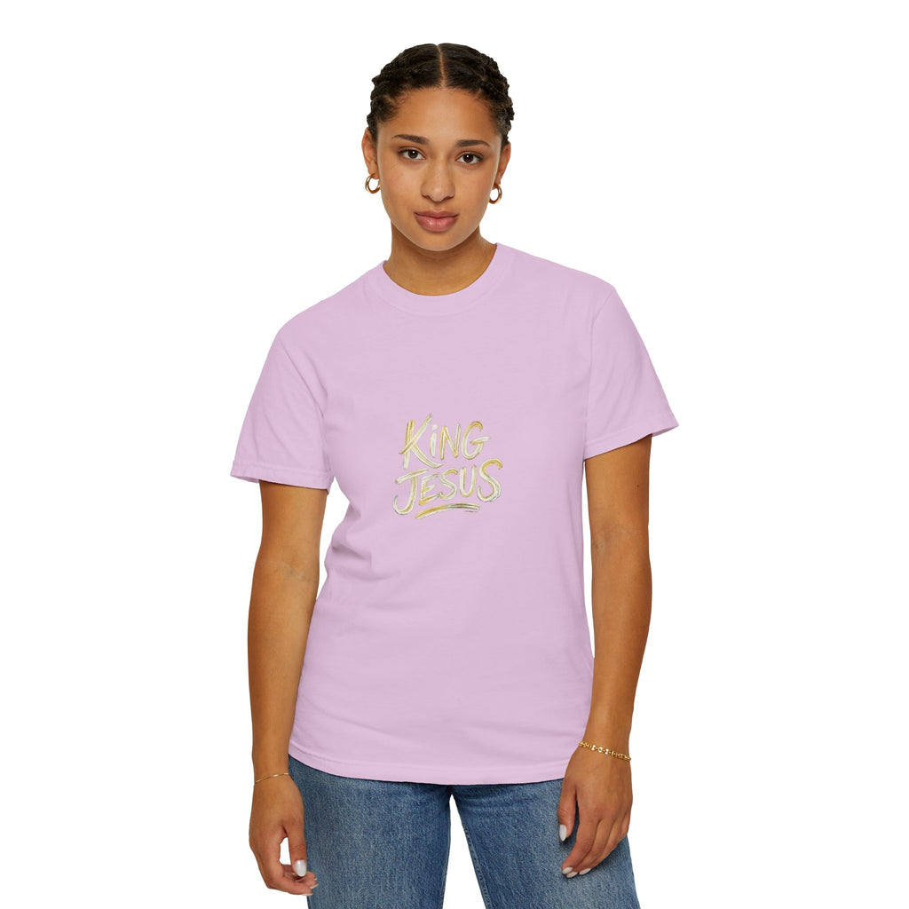 King Jesus T-Shirt — "All Hail King Jesus" - Comfort Colors - Unisex