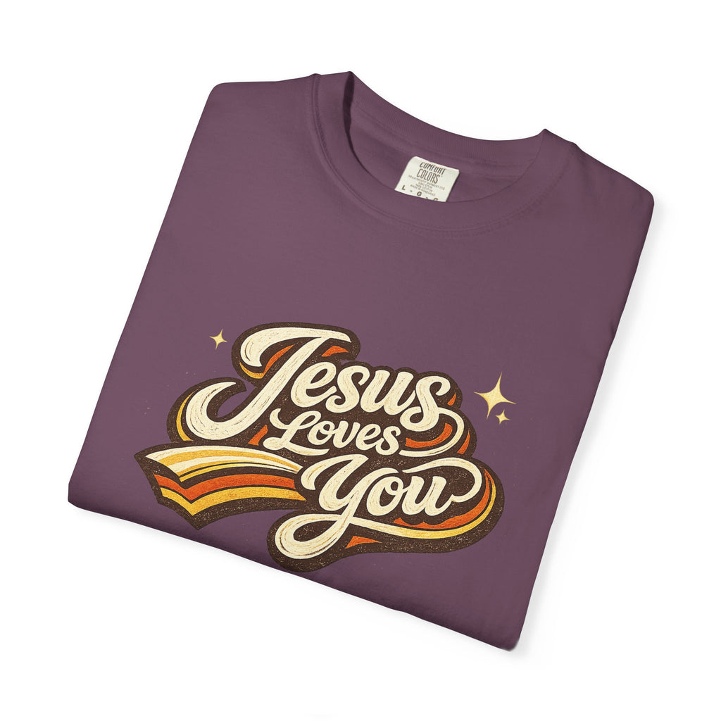 Unisex - Jesus Loves You "Love One Another" Comfort Colors T-Shirt