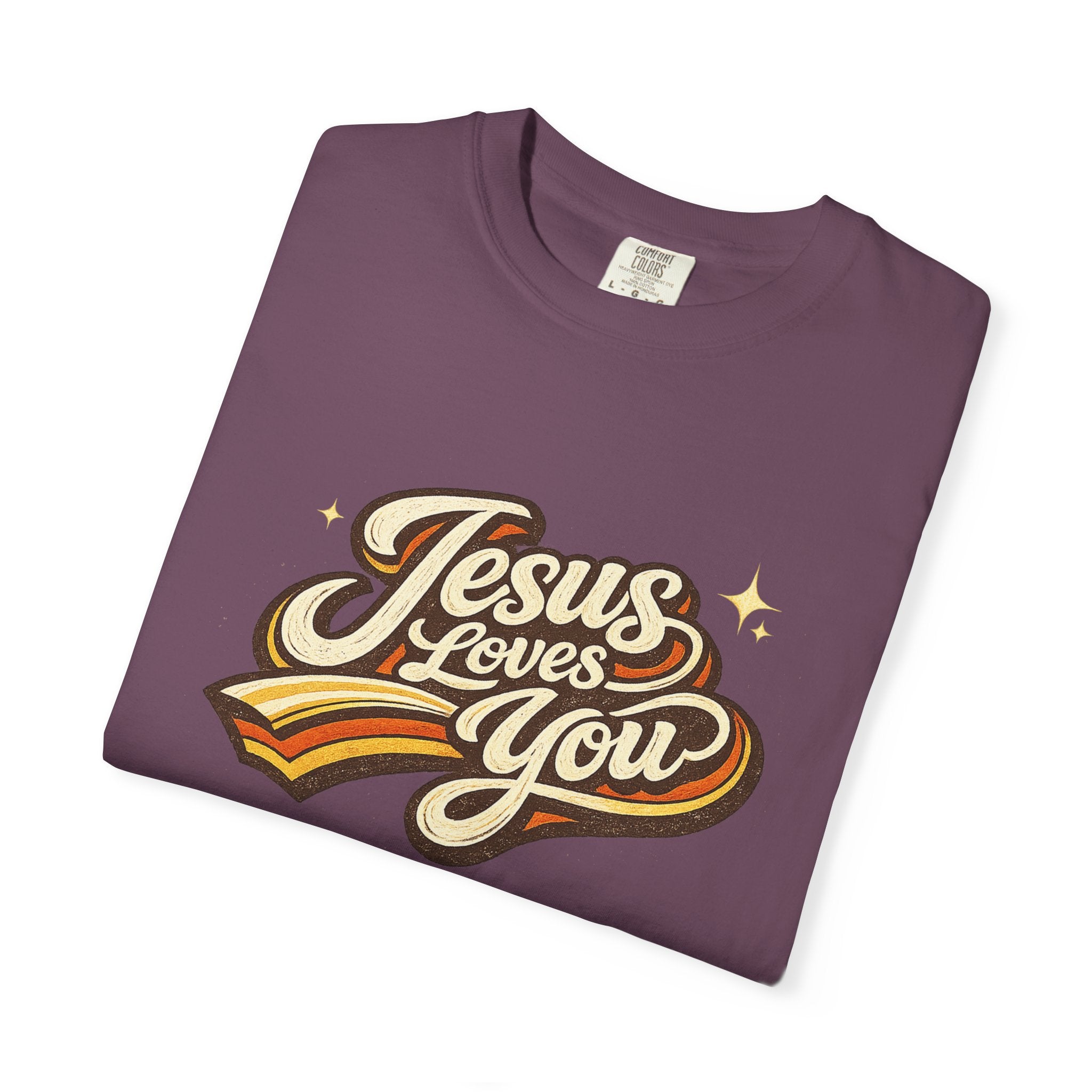 Unisex - Jesus Loves You "Love One Another" Comfort Colors T-Shirt