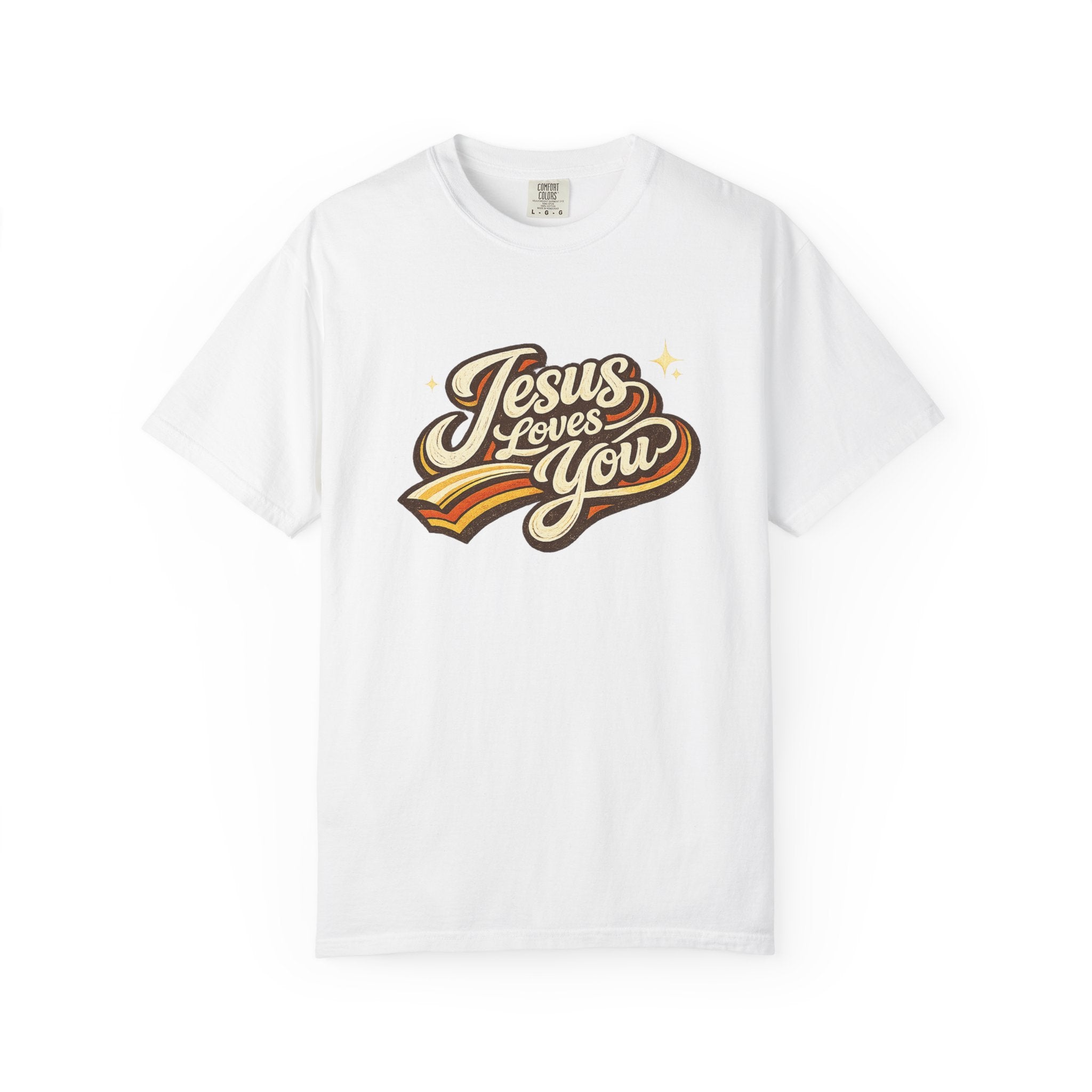 Unisex - Jesus Loves You "Love One Another" Comfort Colors T-Shirt