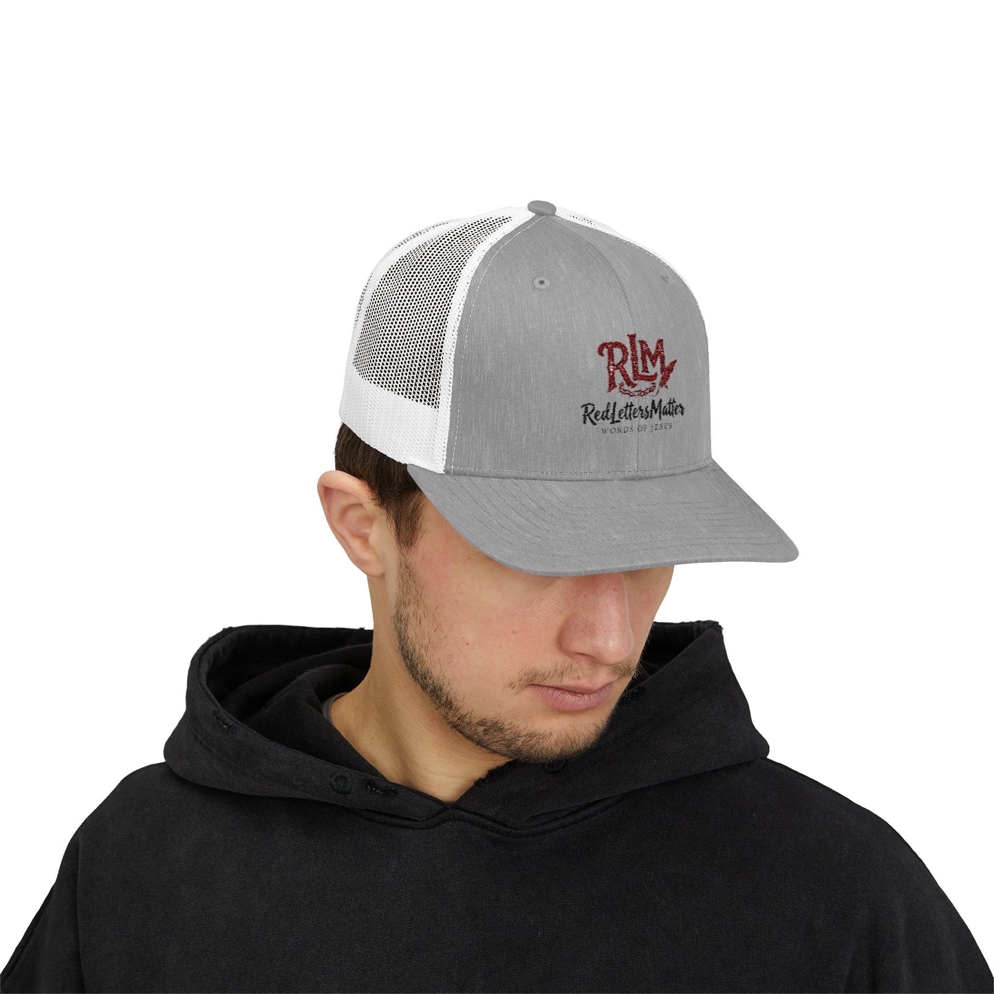 Real Letters Matter Embroidered Trucker Cap — RLM Snapback