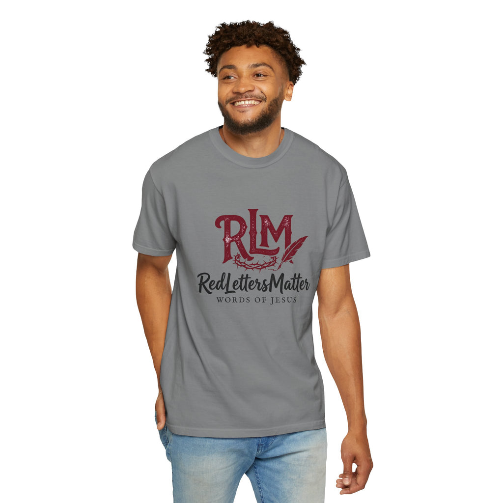 Red Letters Matter - John 3:16 Comfort Colors Tee