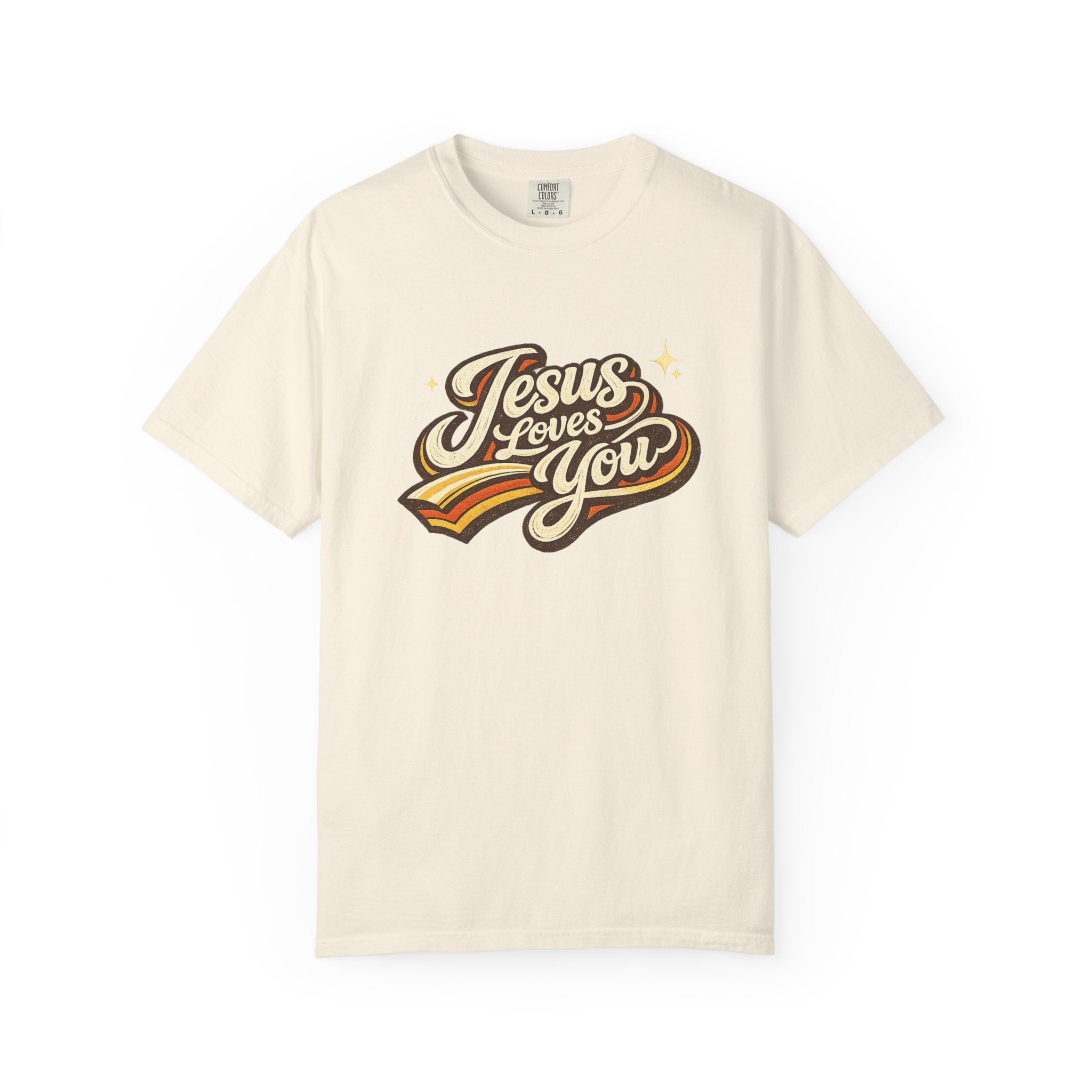 Unisex - Jesus Loves You "Love One Another" Comfort Colors T-Shirt