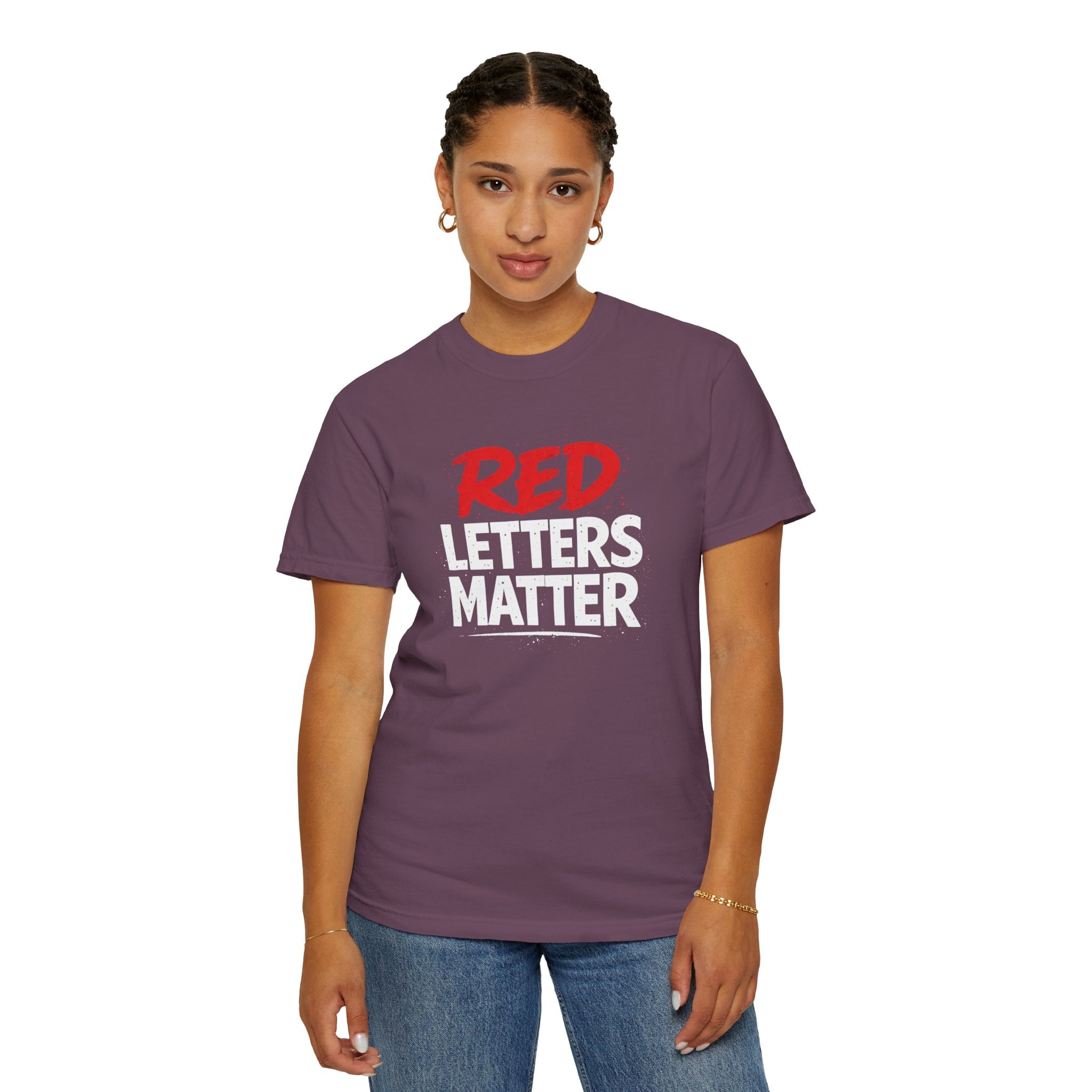 Red Letters Matter - Matthew 5:16 - Inspirational T-Shirt — Unisex Comfort Colors Tee