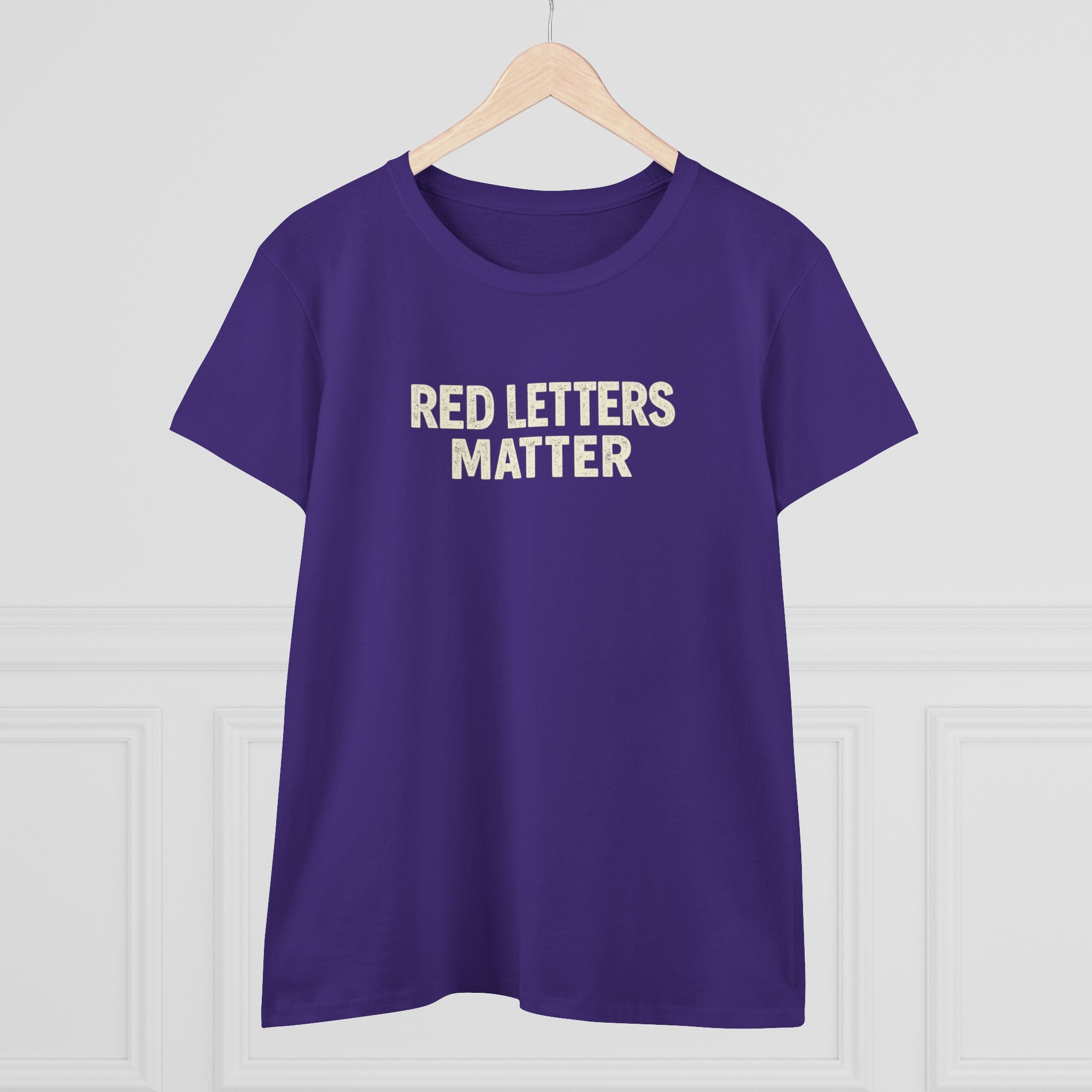 Women's Christian Scripture Gildan Tee— "Red Words Still Speak" (Matthew 24:35)