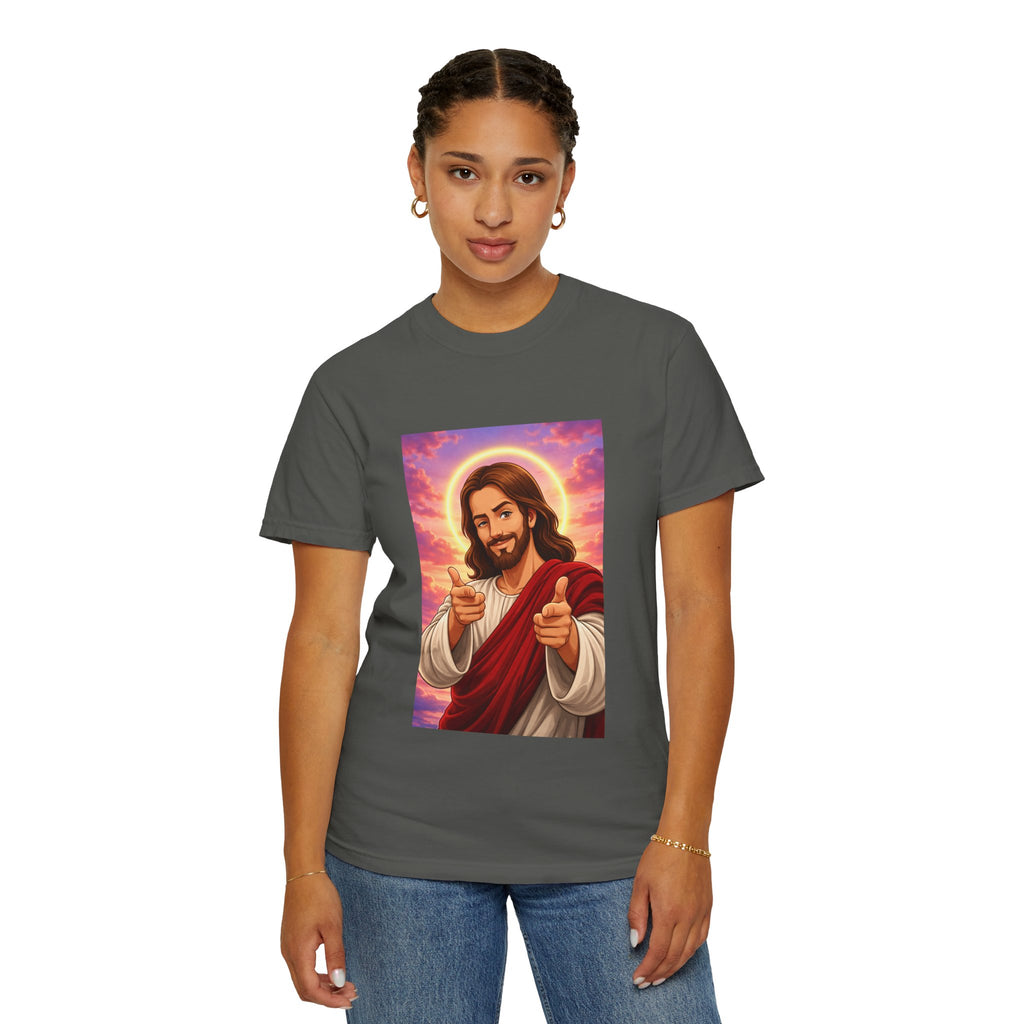 Jesus Pointing "Later you will understand"  — John 13:7 - Unisex Comfort Colors Tee