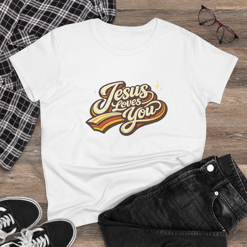 Women's - Jesus Loves You "Love One Another" Gildan T-Shirt